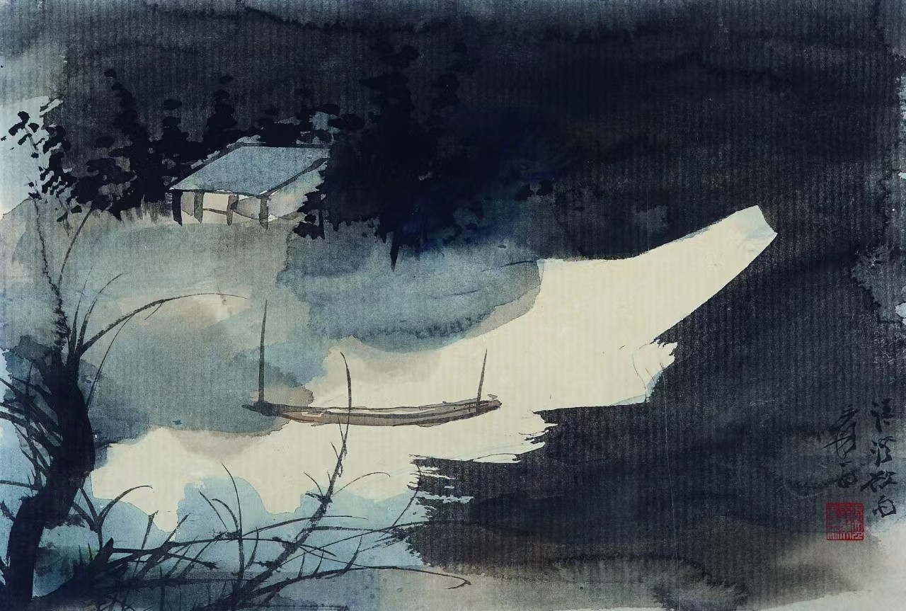 张大千（1899-1983） 清溪欲雨