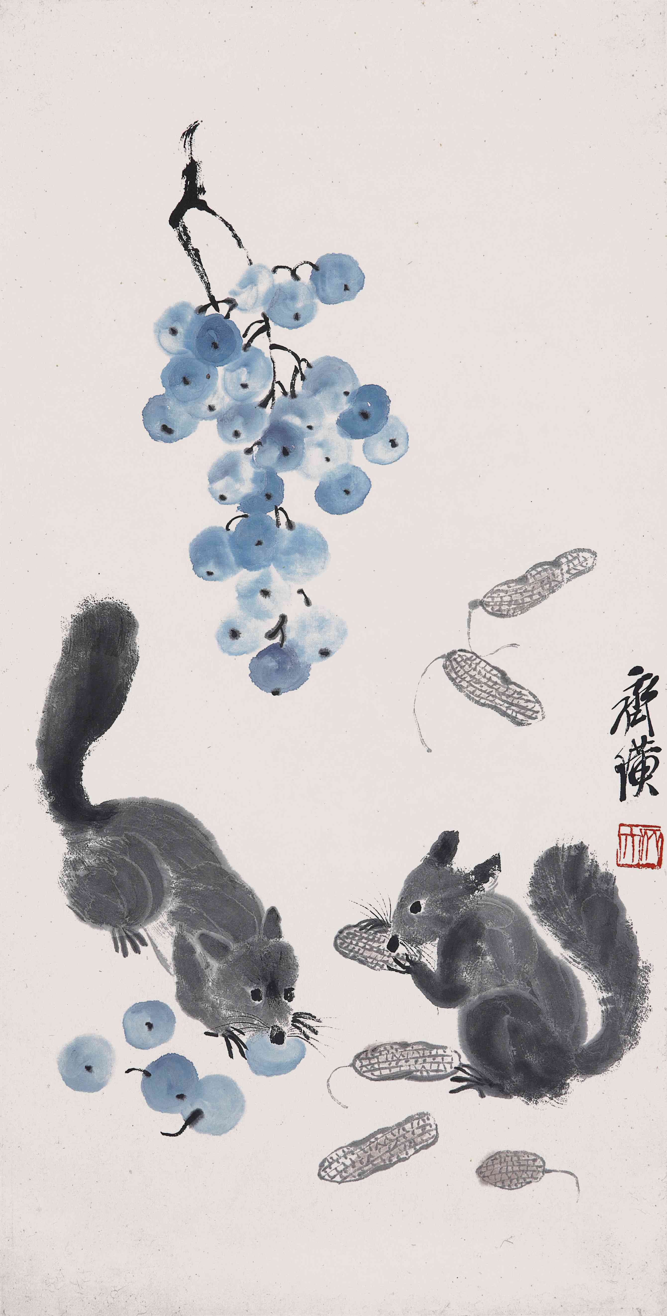 齐白石（1864-1957） 长生富贵