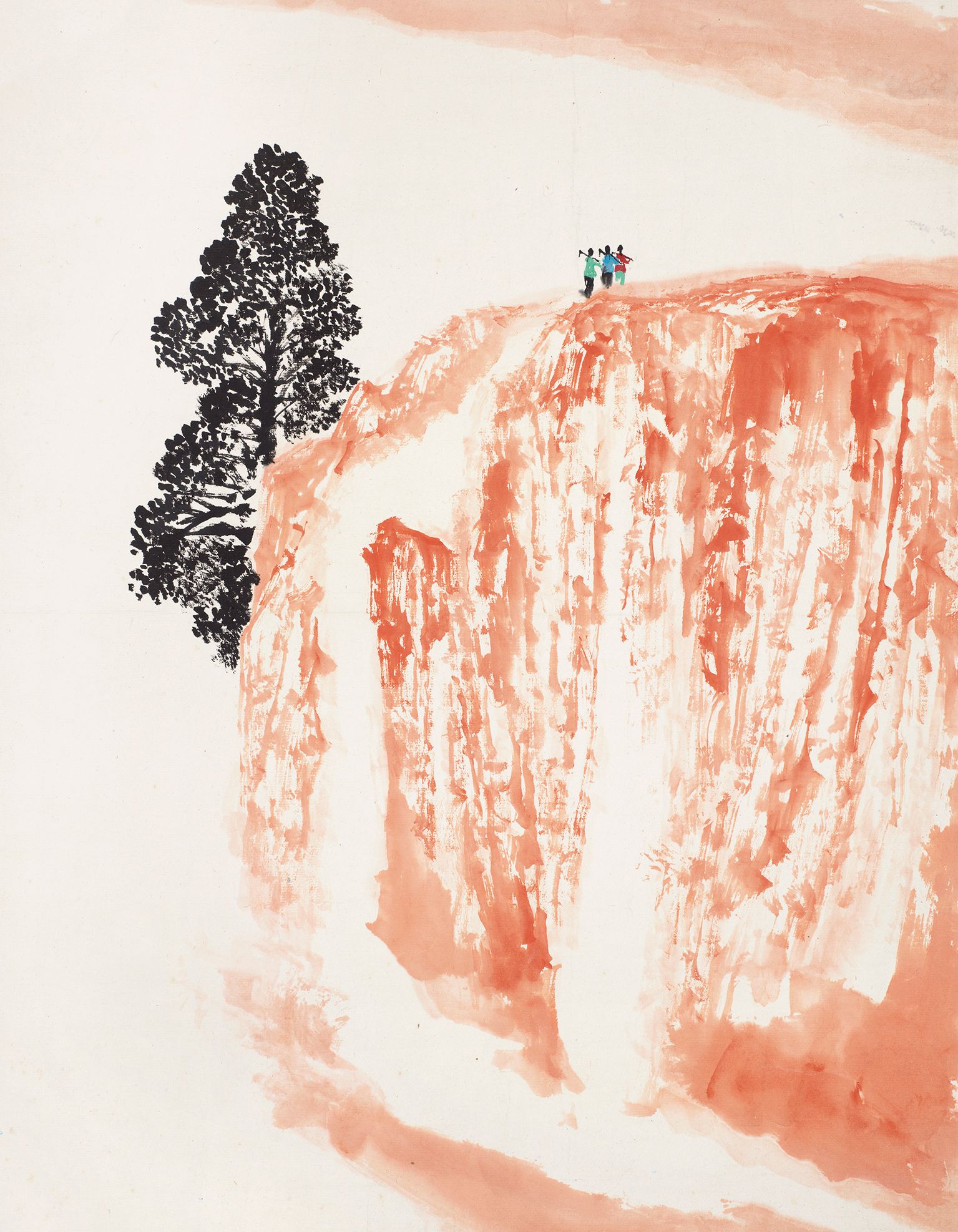 石鲁(1919-1982) 晨耕