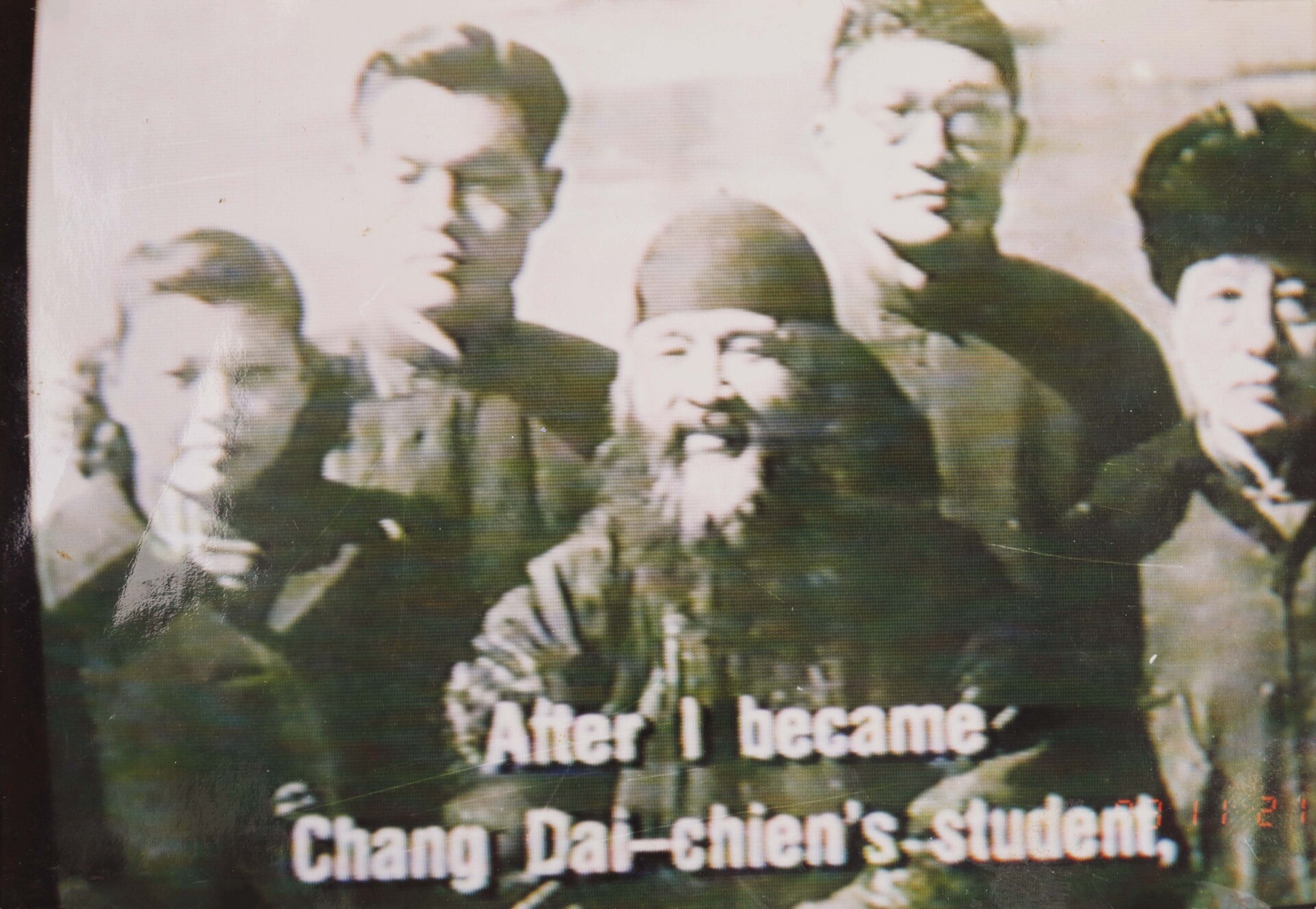 张大千、溥儒、慕凌飞等 合影照片一张