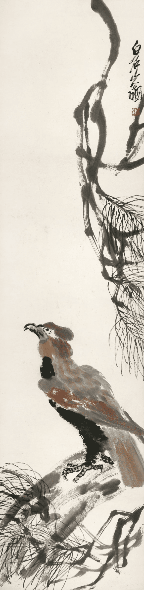 齐白石 ( 1864—1957 )  苍鹰