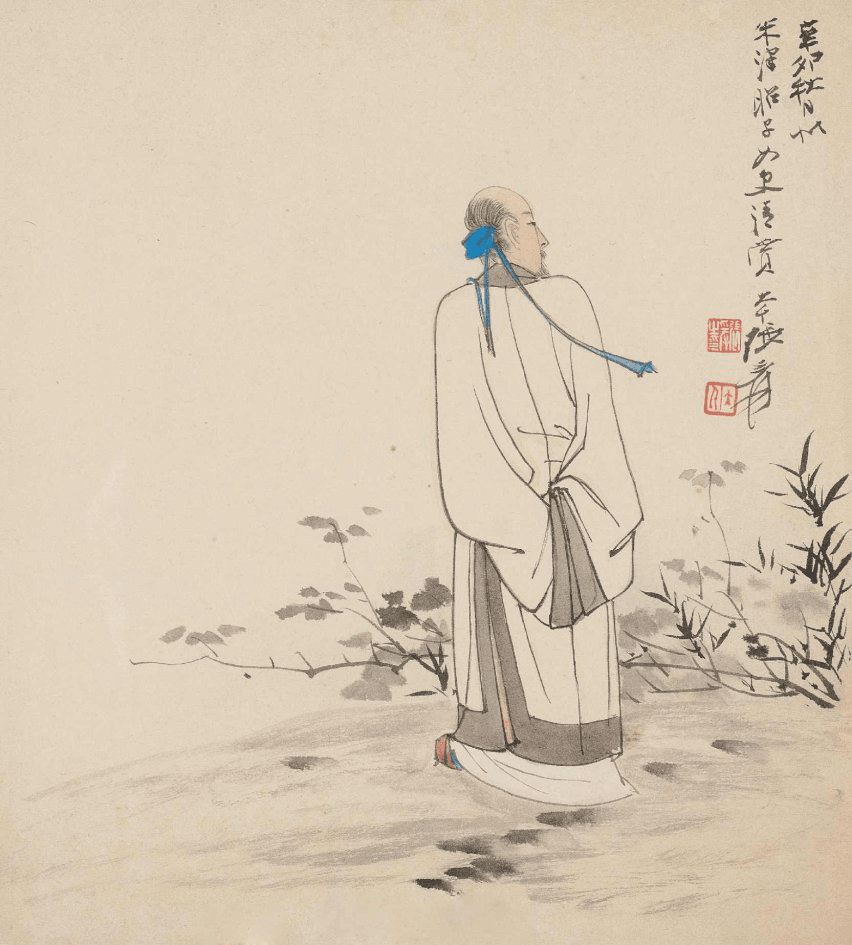 张大千 ( 1899—1983 ) 高士行吟图